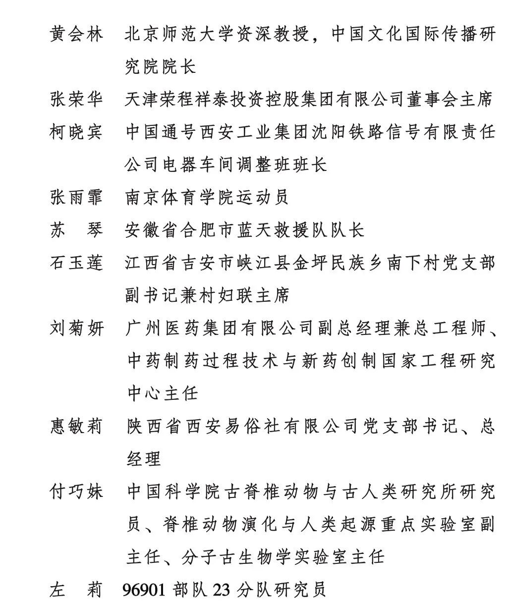 2023年度全国三八红旗手标兵、全国三八红旗手、全国三八红旗集体全名单公布