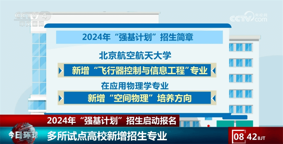 2024年“强基计划”招生启动报名 多所试点高校新增招生专业