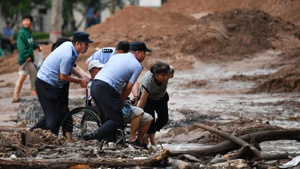 暴雨来袭 陕西宝鸡在行动