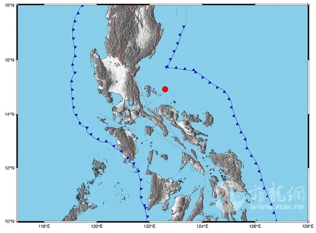 菲律宾东部海域连发两次地震 马尼拉震感明显
