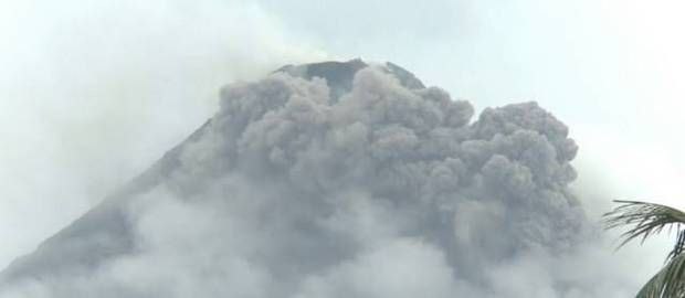 菲律宾马荣火山活动持续 目前维持3级警戒